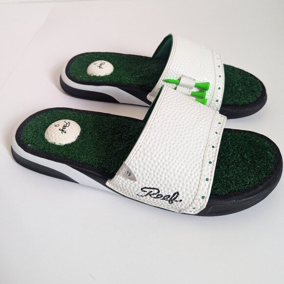 Reef x BEAMS GOLF Bespoke Mulligan Shower Sandals - Picture 1 of 17